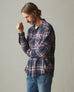 Men's Vintage Flannel - Dress Navy Plaid